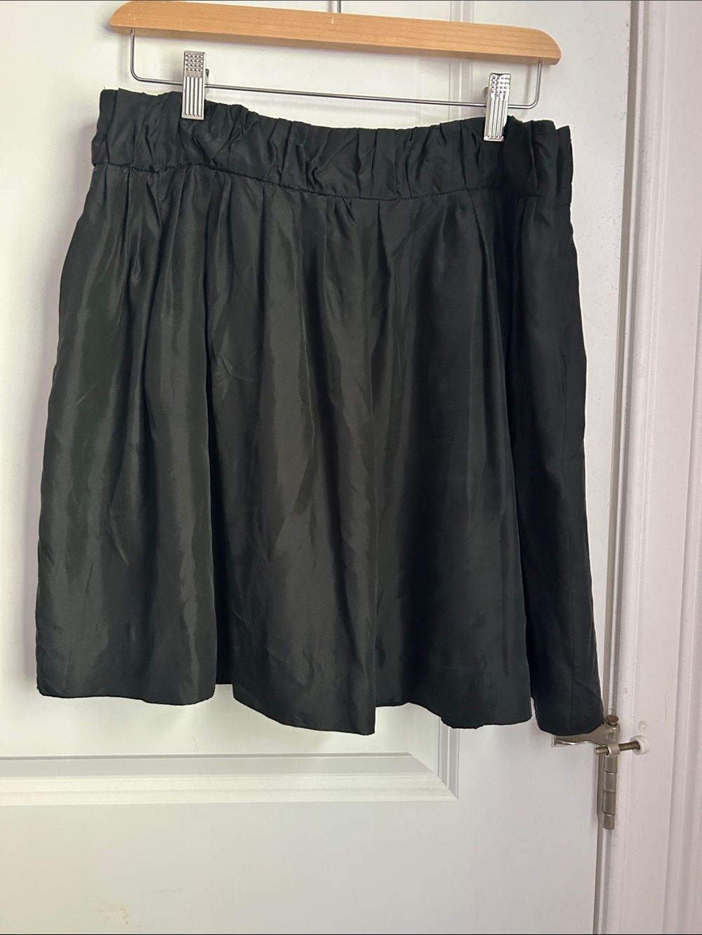 J.Crew BLACK SILK SKIRT